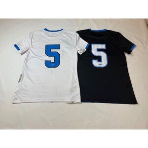 Capelli Sport Soccer Jerseys Size S Lot #5 Blue & White game day (bin FF103)